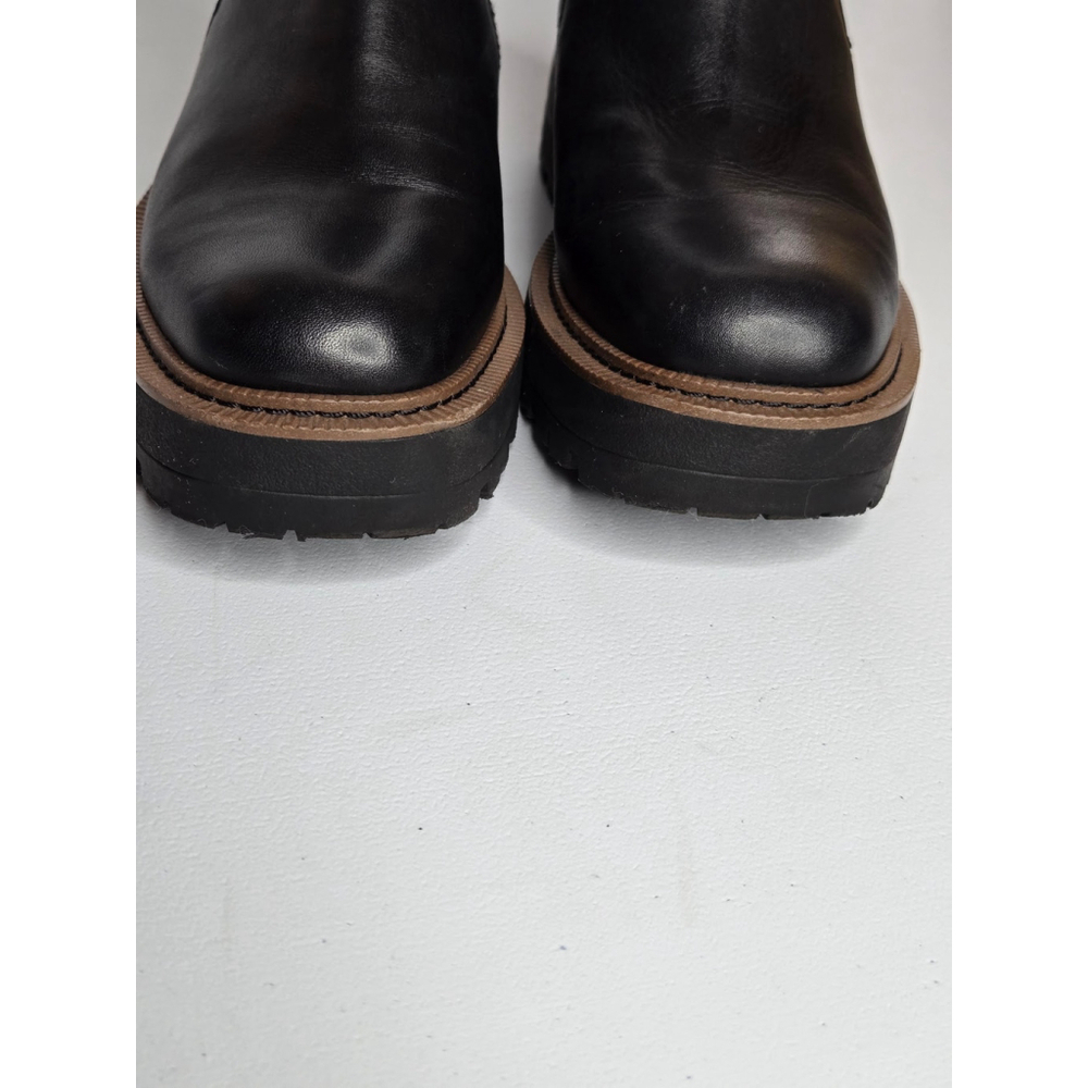 Sam Edelman Laguna Chelsea Black Leather Ankle Boots Sz 9.5 - Picture 10 of 13